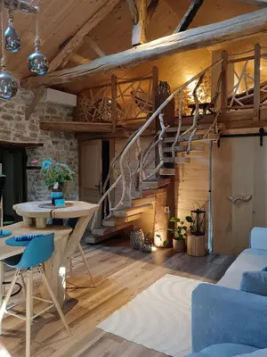 Coin salon dans l'établissement Domaine Moulin de Quincenat