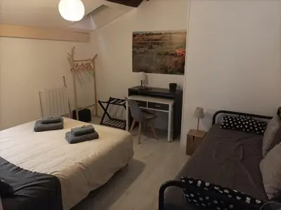 Coin salon dans l'établissement Cadol'Ain