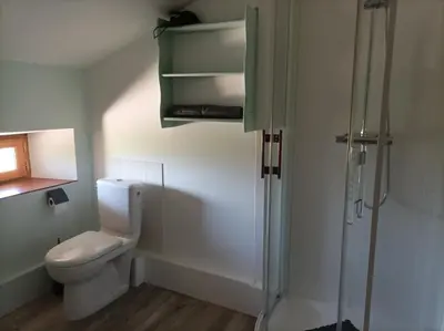 Salle de bains dans l'établissement Cadol'Ain
