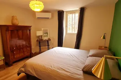 Un ou plusieurs lits dans un hébergement de l'établissement Maison de charme - Au coeur de Puligny-Montrachet