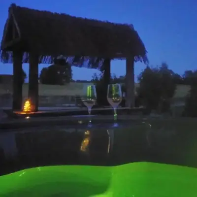 Soirée romantique avec Bain Nordique sur Domaine Equestre