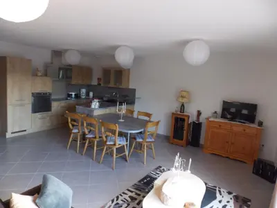 Cuisine ou kitchenette dans l'établissement Gite Le Petit Pied-à-Terre