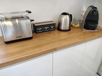 Cuisine ou kitchenette dans l'établissement Cosy T2 31m2 - Centre-Ville Dijon - Gare et Darcy