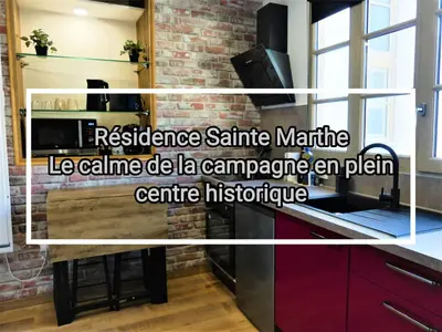 Plan de l'établissement Dijon centre historique, superbe studio à 2 pas des trams