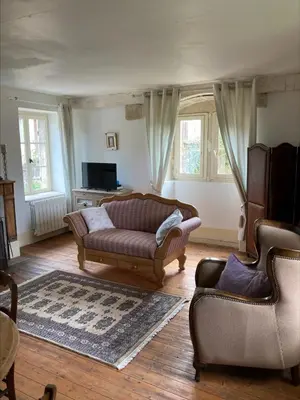 Coin salon dans l'établissement La Villa Romaine