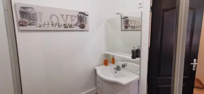 Salle de bains dans l'établissement Appartement en plein coeur de Mâcon H