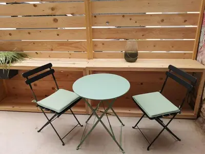 Plan de l'établissement Chambre tropicale privée au coeur d'un village calme et proche du vignoble