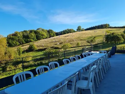 Paysage naturel près de la maison de vacances