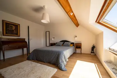 Un ou plusieurs lits dans un hébergement de l'établissement La Maison de Beaume