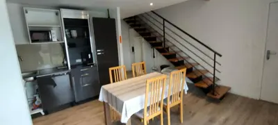 Cuisine ou kitchenette dans l'établissement Domaine Ravy-Orchidée
