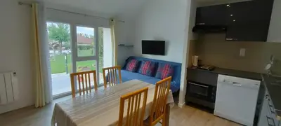 Cuisine ou kitchenette dans l'établissement Domaine Ravy-Orchidée