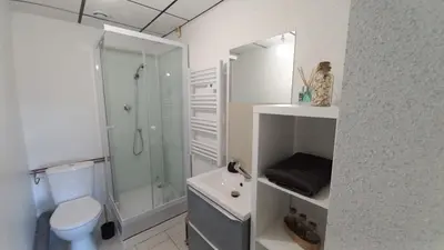 Salle de bains dans l'établissement Adorable studio avec entrée indépendante