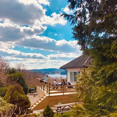 Villa des Suisses with Jacuzzi & View of Lake des Settons