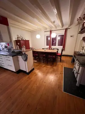 Cuisine ou kitchenette dans l'établissement Villa du Cerney - Lake des Settons
