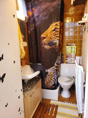 Salle de bains dans l'établissement Maison à l'ancienne avec grand terrain , animaux bienvenus