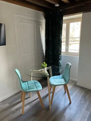 Télévision ou salle de divertissement dans l'établissement Le cocoon Nuits