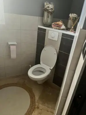 Salle de bains dans l'établissement Chez Saliha et Serge
