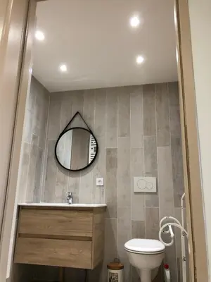 Salle de bains dans l'établissement logement entier indépendant