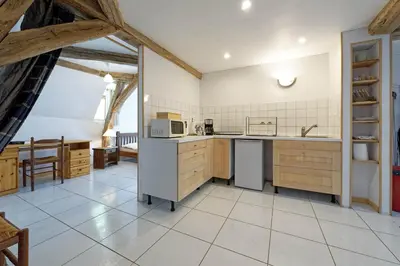 Cuisine ou kitchenette dans l'établissement château de millery