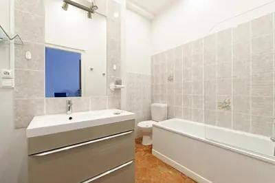 Salle de bains dans l'établissement château de millery