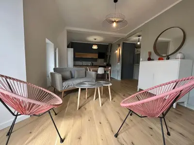 Cuisine ou kitchenette dans l'établissement Le Dolce 65m2 Centre de Dijon 4 personnes