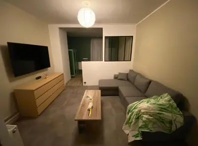 Télévision ou salle de divertissement dans l'établissement Détente au Centre-Ville - Lons-le-Saunier