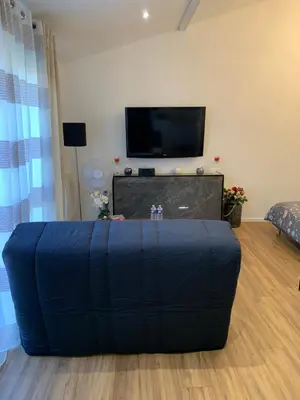 Télévision ou salle de divertissement dans l'établissement My Little Home