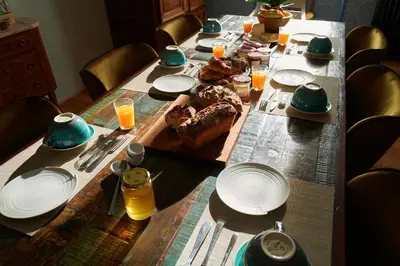 Nourriture dans le B&B/chambre d'hôtes ou à proximité