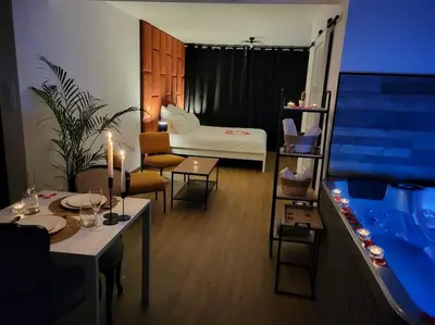 Plan de l'établissement Cosy Corner - Appartement spa - Jacuzzi