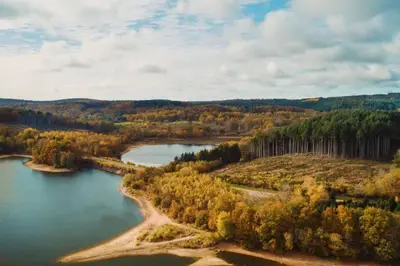 Paysage naturel près de la maison de vacances
