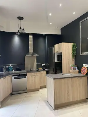 Cuisine ou kitchenette dans l'établissement L'essenCieL, superbe et calme T2 au centre historique