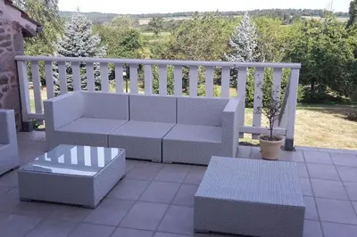 Balcon ou terrasse dans l'établissement Grande Maison de charme