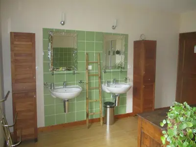 Salle de bains dans l'établissement Appartement La petite Résie