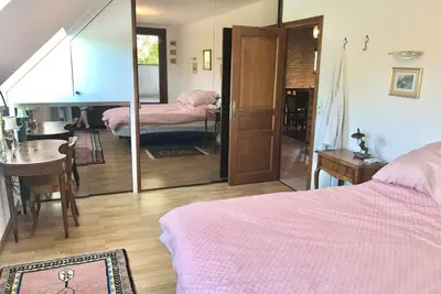 Un ou plusieurs lits dans un hébergement de l'établissement Domaine De Dadelsen - Beautiful Country Estate
