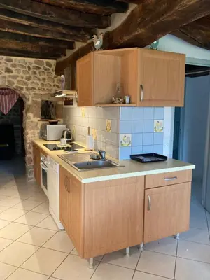 Cuisine ou kitchenette dans l'établissement L'Atelier de la Forge La forge