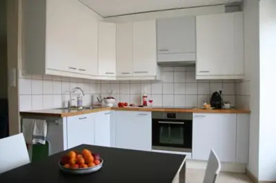 Cuisine ou kitchenette dans l'établissement Loisy - Lovely Holiday House with Swimming Pool