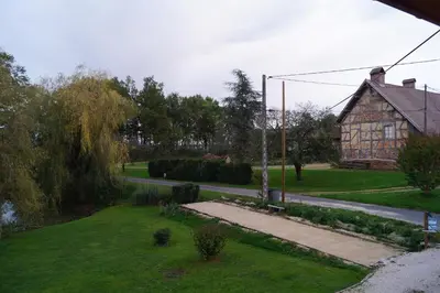 Jardin de l'établissement Gite de la Jument grise-calme et tranquillité