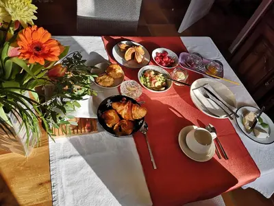 Nourriture dans le B&B/chambre d'hôtes ou à proximité