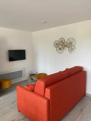 Télévision ou salle de divertissement dans l'établissement Le Pâtis Karadok - le gîte à la ferme du Karadok'Inn