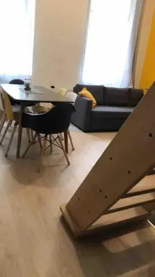 Coin salon dans l'établissement LE BERLIER 60m2 + COUR PRIVÉE - CENTRE HISTORIQUE