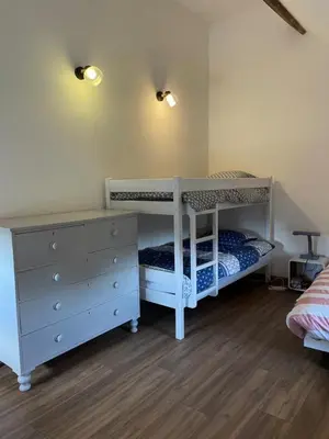 Un ou plusieurs lits dans un hébergement de l'établissement Gîte le Ch'armançon