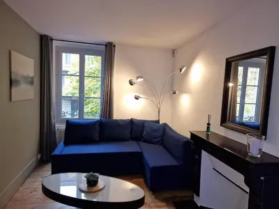 Cuisine ou kitchenette dans l'établissement Appartement 2/4 pers Le Cosy
