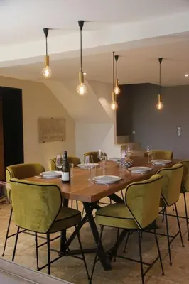 Coin salon dans l'établissement La Maison Des Vignes *****