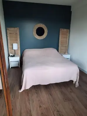 Un ou plusieurs lits dans un hébergement de l'établissement Superbe appartement climatisé au centre ville 777