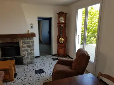 Coin salon dans l'établissement La Grimpette