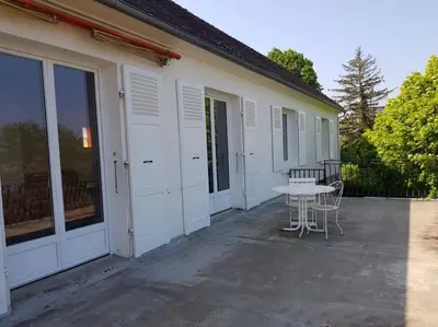 Balcon ou terrasse dans l'établissement La Grimpette