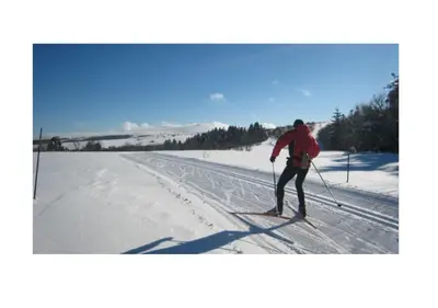 L'établissement Chambre paisible avec vue sur la montagne en hiver