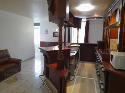 Coin salon dans l'établissement Appartement Au Bord Du Canal