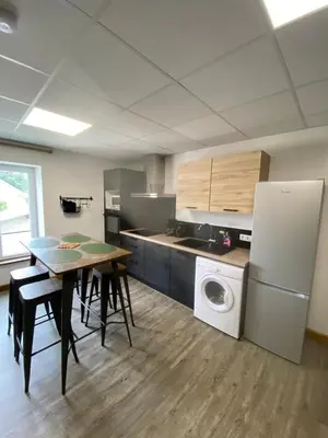 Cuisine ou kitchenette dans l'établissement Les Pichies, T2 Gloria, centre ville