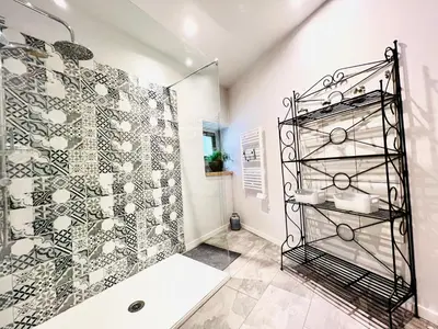 Salle de bains dans l'établissement Gîte de campagne Gaspard